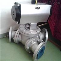 Q614N/Q615N气动高压三通球阀供应