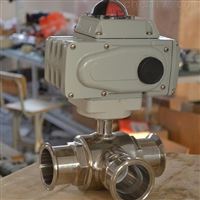 Q984F/Q985F电动卫生级三通球阀Q