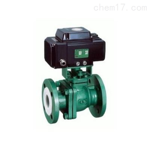 衬氟V型调节球阀