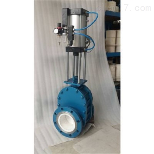 气动陶瓷双闸板阀